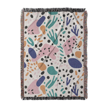 Camille Multicolor Woven Throw Blanket