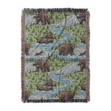 Bears Catching Salmon in Large (80" x 60") Size
