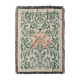 Beryl Teal & Orange in Large (80" x 60") Size