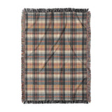 MacPherson Plaid Navy & Gold in Large (80" x 60") Size