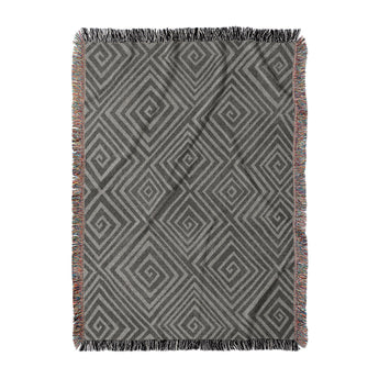 Hoffman Black & Charcoal in Large (80" x 60") Size