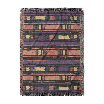 Ojai Purple & Yellow in Large (80" x 60") Size