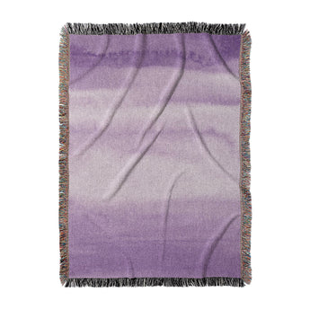 Jacinda Watercolor Purple Ombre in Large (80" x 60") Size