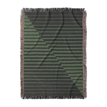 Euclid Black & Green in Large (80" x 60") Size