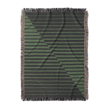 Euclid Black & Green in Large (80" x 60") Size