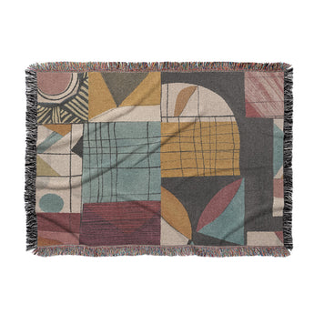 Avalon Multicolor Woven Throw Blanket