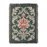 Aubrey Forest Green & Red in Large (80" x 60") Size