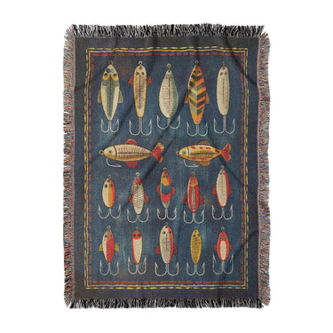 Fishing Lures in Large (80" x 60") Size