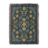 Isabella Navy & Gold in Large (80" x 60") Size