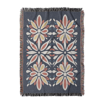 Jasmina Navy Multicolor in Large (80" x 60") Size
