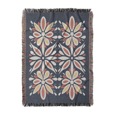 Jasmina Navy Multicolor in Large (80" x 60") Size