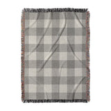 Buffalo Plaid Light Grey in Large (80" x 60") Size