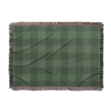 Buffalo Plaid Dark Olive in Large (80" x 60") Size