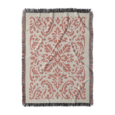 Floranna Ivory & Red in Large (80" x 60") Size