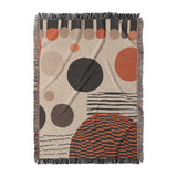 Charl Orange & Taupe in Large (80" x 60") Size