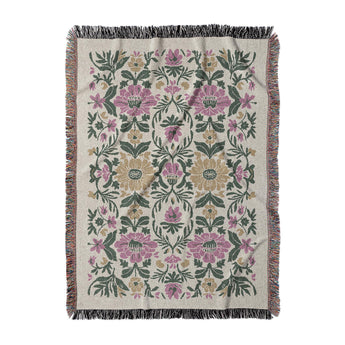 Corriana Green & Purple in Large (80" x 60") Size