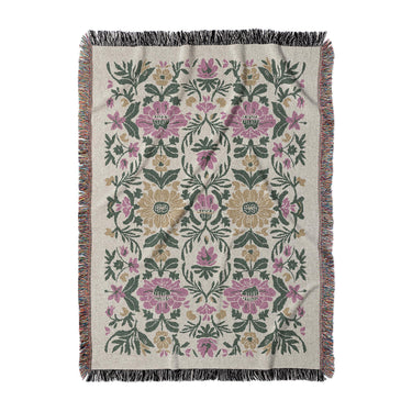 Corriana Green & Purple in Large (80" x 60") Size