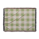 Buffalo Plaid Light Sage in Large (80" x 60") Size