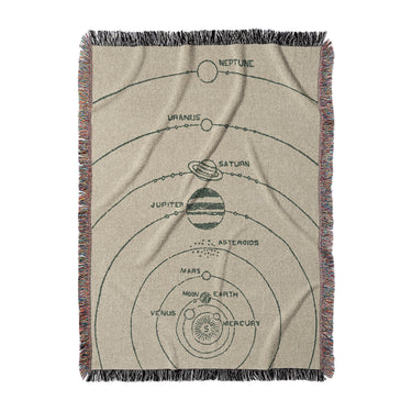 Solar System Taupe & Forest in Large (80" x 60") Size