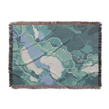 Zephyr Watercolor Emerald in Large (80" x 60") Size