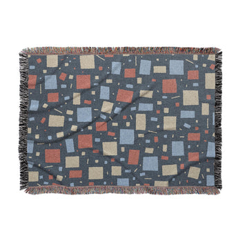Geometric Confetti Twilight in Large (80" x 60") Size