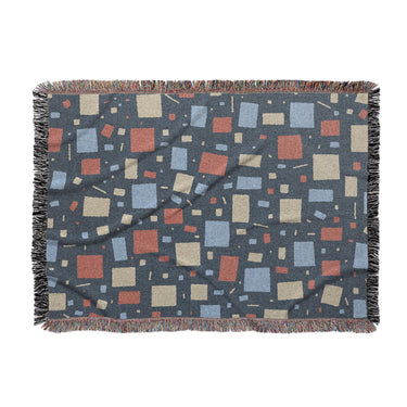 Geometric Confetti Twilight in Large (80" x 60") Size