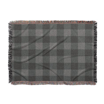 Buffalo Plaid Charcoal Black in Large (80" x 60") Size