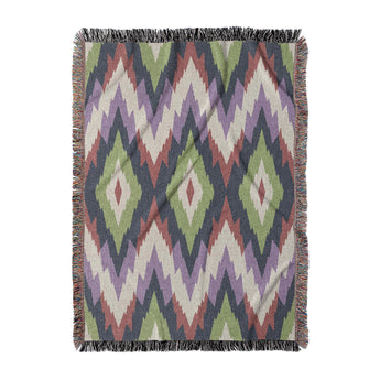 Dyani Eggplant & Matcha in Large (80" x 60") Size