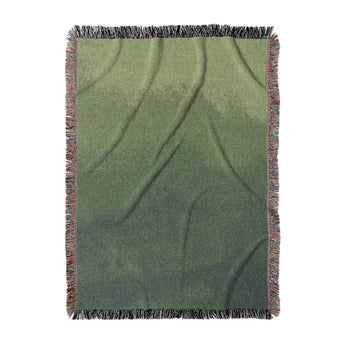 Kieran Watercolor Green Ombre in Large (80" x 60") Size