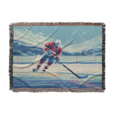 8 Bit Pond Hockey in Large (80" x 60") Size