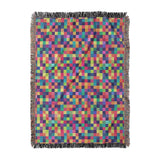 Pixel Mosaic Multicolor Vibrant in Large (80" x 60") Size