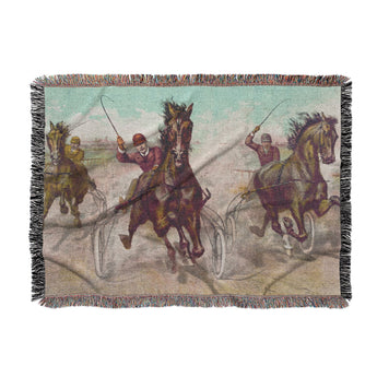 Thoroughbred Race for Blood in Large (80" x 60") Size
