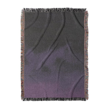 Keanu Watercolor Deep Purple Ombré in Large (80" x 60") Size