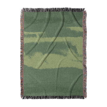 Jacinda Watercolor Green Ombre in Large (80" x 60") Size