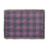Buffalo Plaid Maroon & Navy in Large (80" x 60") Size