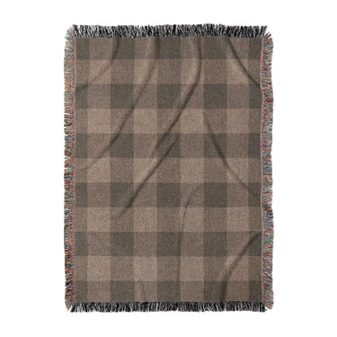 Buffalo Plaid Dark Cedar Brown in Large (80" x 60") Size