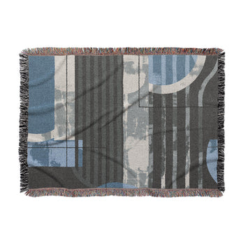 Gordian Dark Blue in Large (80" x 60") Size
