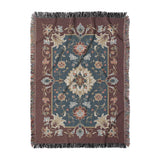 Miriam Navy & Burgandy in Large (80" x 60") Size