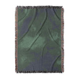 Andromeda Watercolor Navy & Kelly Green in Large (80" x 60") Size
