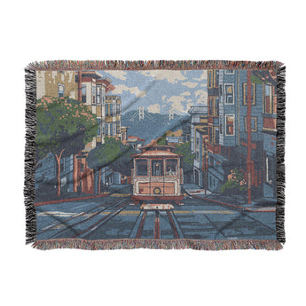 San Francisco Trolley in Large (80" x 60") Size