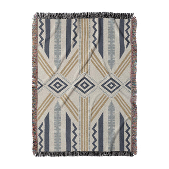 Osage Blue & Orange in Large (80" x 60") Size