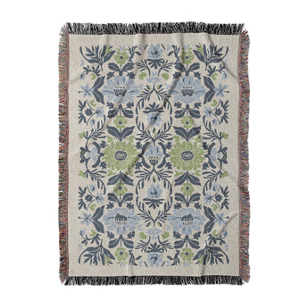 Corriana Blue & Green in Large (80" x 60") Size