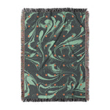 Acid Burn Teal & Orange in Large (80" x 60") Size