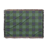 Buffalo Plaid Green Navy in Large (80" x 60") Size