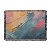 Eloise Blue & Pink in Large (80" x 60") Size