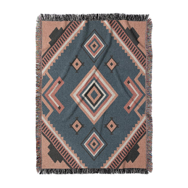 Mehdi Blue & Orange in Large (80" x 60") Size