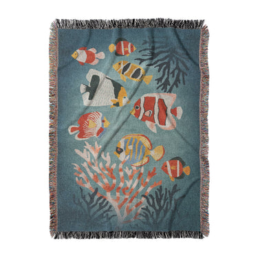 Tropical Fish & Coral in Large (80" x 60") Size