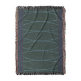 Kepler Navy & Teal in Large (80" x 60") Size