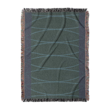 Kepler Navy & Teal in Large (80" x 60") Size
