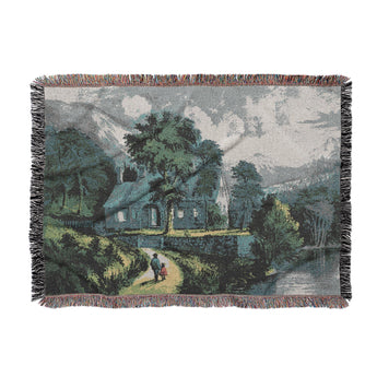 Cottage by the Cliff in Large (80" x 60") Size